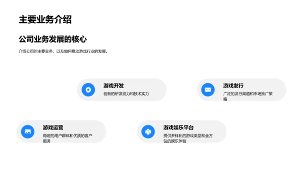 游戏业绩季报PPT模板