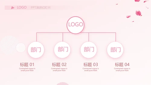 粉色时尚主题公司产品介绍宣传通用PPT