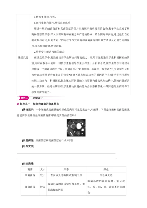 5.4.1细菌和真菌的分布【2024秋人教八上生物精彩课堂（素材+教案+导学案）】