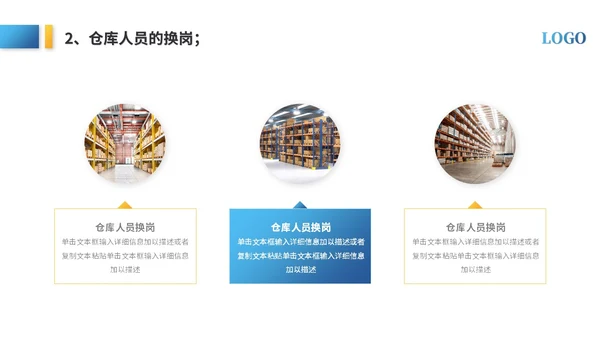 简约商务仓库年终总结年终工作总结年终述职报告ppt模板