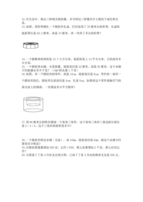 六年级小升初数学解决问题50道（a卷）.docx