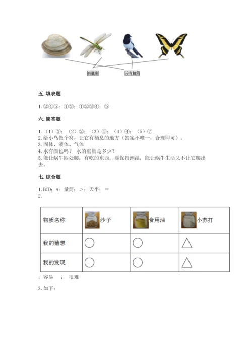 教科版小学科学一年级下册期末测试卷【预热题】.docx