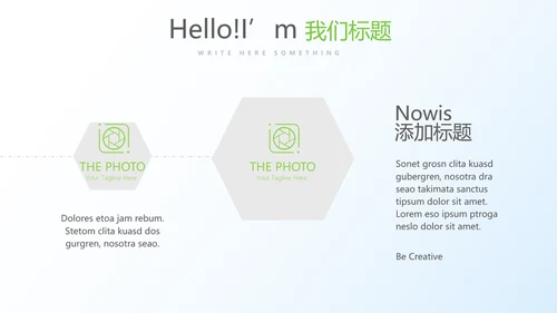 清新牙科年终工作总结动态PPT模板