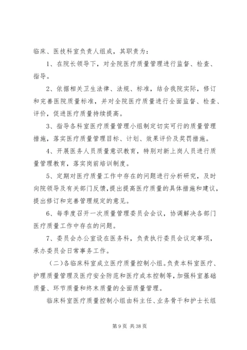 遵化北大医院医疗质量管理方案.docx