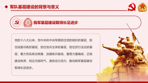 军队基层建设军队部队过硬作风强军兴军PPT