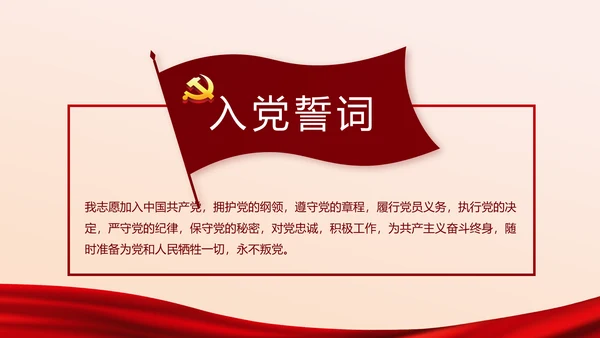 红色党建党员党支部述职报告教育PPT