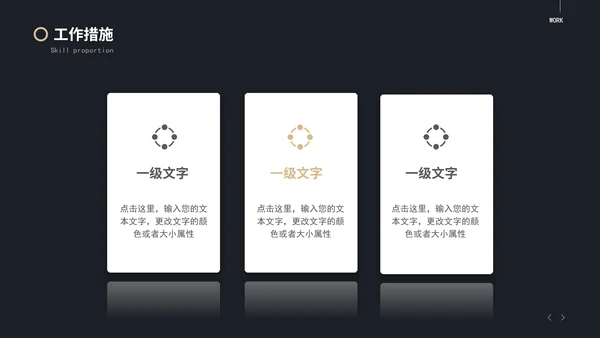 黑金岗位竞选PPT模板