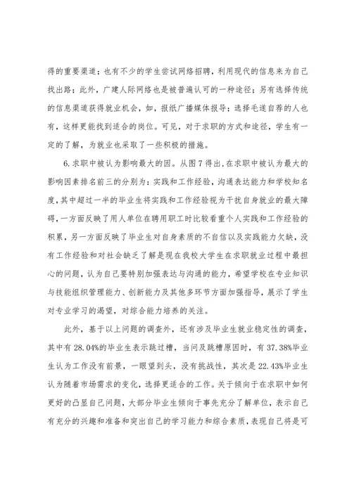 动物医学专业毕业生就业状况调查