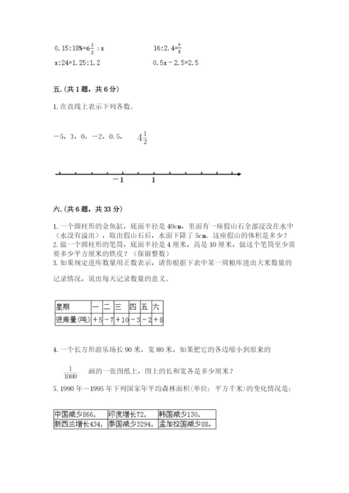 四川省【小升初】2023年小升初数学试卷及答案【典优】.docx