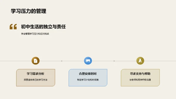 初中生活适应攻略