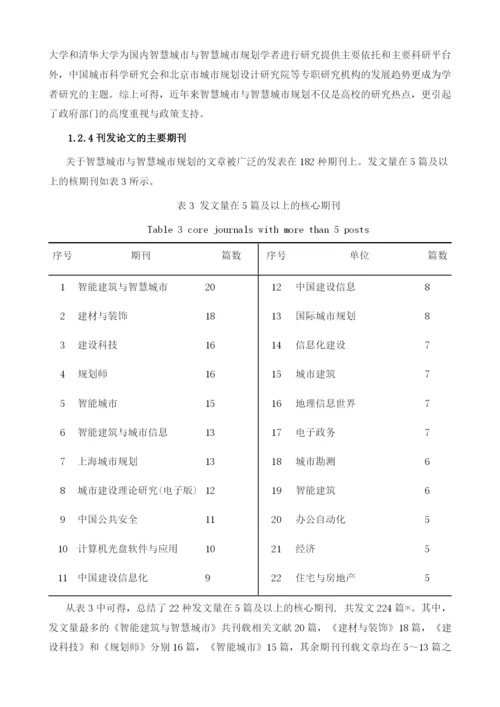 基于文献计量分析的智慧城市规划研究.docx