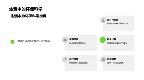 环保科学讲解PPT模板