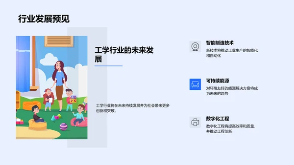工学演说报告PPT模板