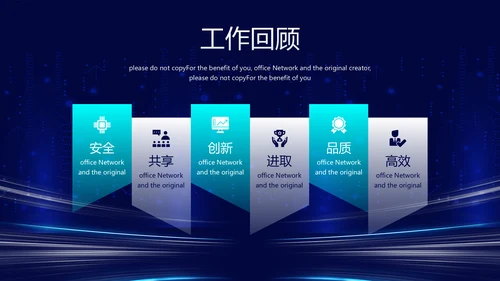 科技改变未来公司年终表彰大会晚会通用PPT模板