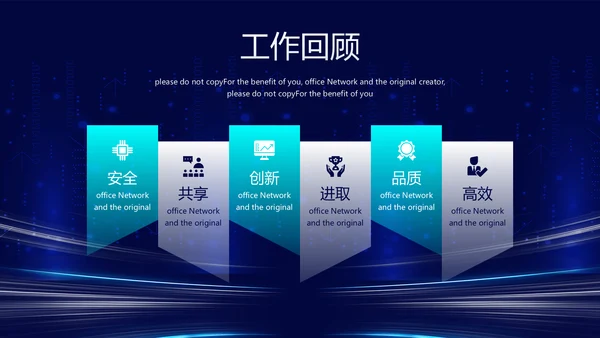 科技改变未来公司年终表彰大会晚会通用PPT模板