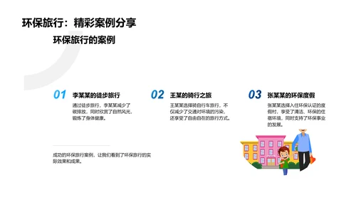 环保旅行实践讲座PPT模板