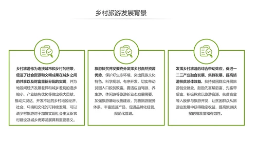 乡村旅游规划新农村建设乡村旅游项目PPT模板