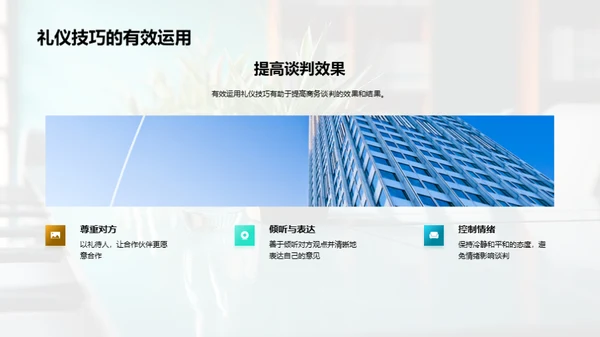 商务谈判礼仪驾驭术