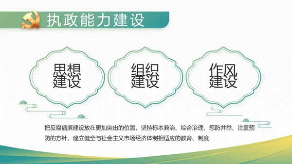 党建党风廉政学习教育动态PPT模板