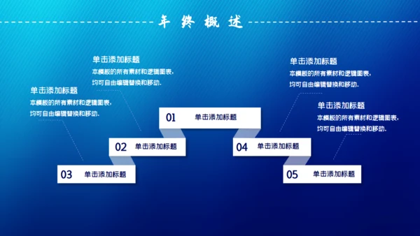 越努力越幸运奋跑吧年终工作总结通用PPT模板