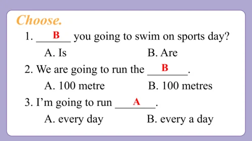 Module 9 Unit 1  Are you going to run on sports da