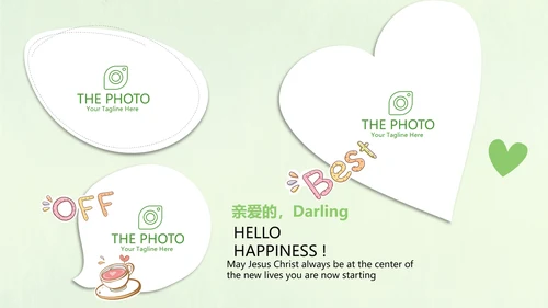 绿色校园风格致青春毕业纪念册动态PPT模板