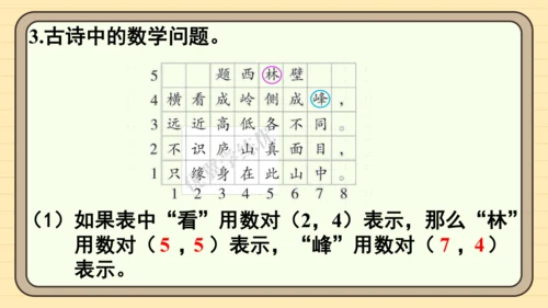 人教版五上第二单元第3课时  整理和复习 课件