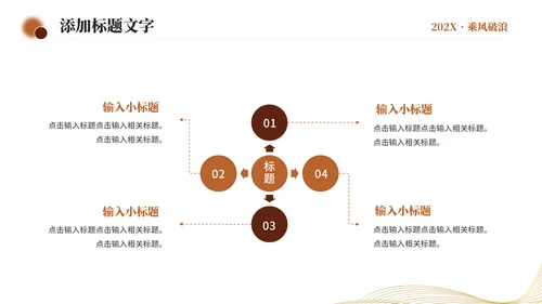 乘风破浪开拓未来，帆船航海励志通用PPT模板