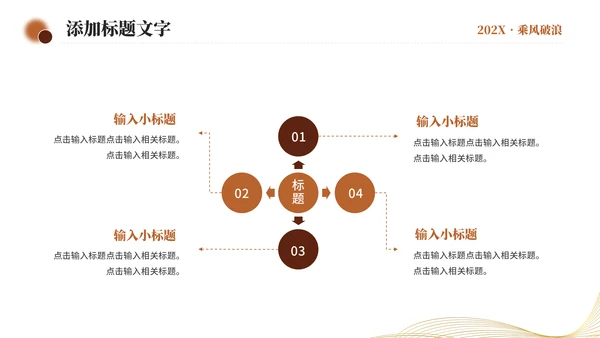 乘风破浪开拓未来，帆船航海励志通用PPT模板