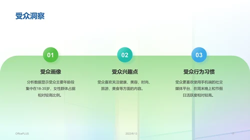 彩色创意酷炫社交媒体数据分析PPT模板