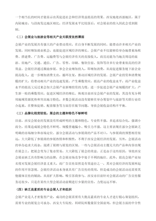 西安会展产业发展问题研究.docx