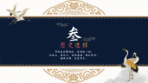 岳阳楼后记精美中国风通用PPT模板