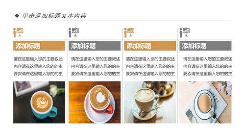 高端咖啡商业计划书市场营销品牌宣传PPT模板