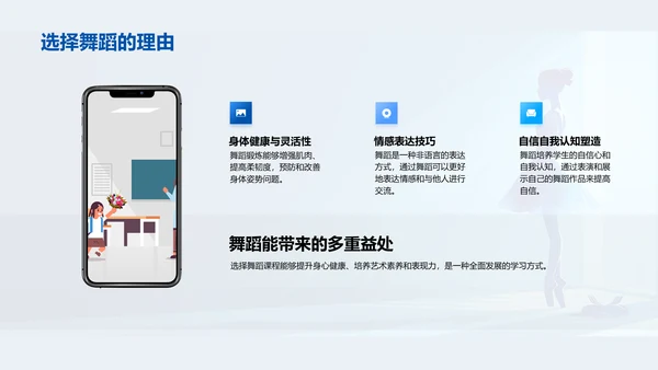舞蹈课程解析PPT模板