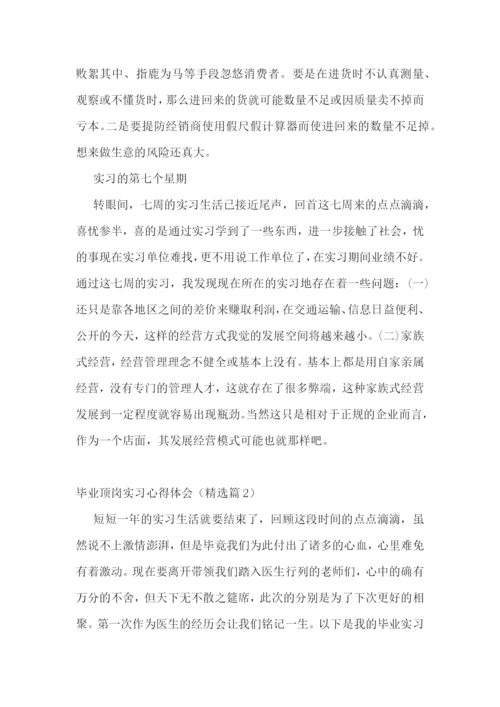 毕业顶岗实习心得体会范本.docx