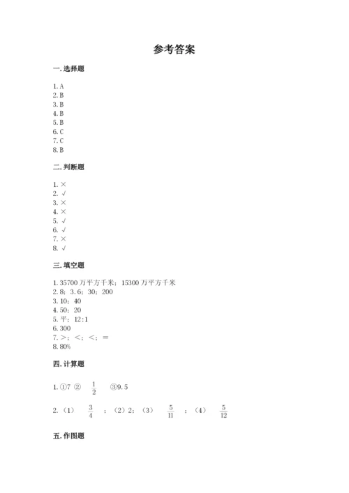 小学数学六年级上册期末卷及参考答案（综合题）.docx