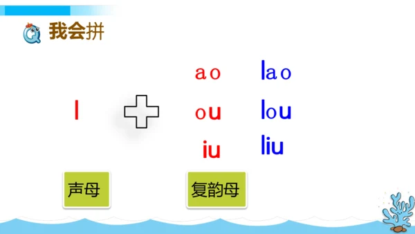 【新教材】11《ao ou iu》第一课时课件