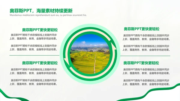 绿色简约风农学专业科研总结