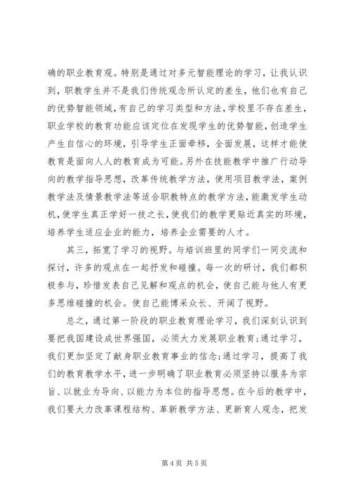 职业教育理论学习心得体会 (2).docx