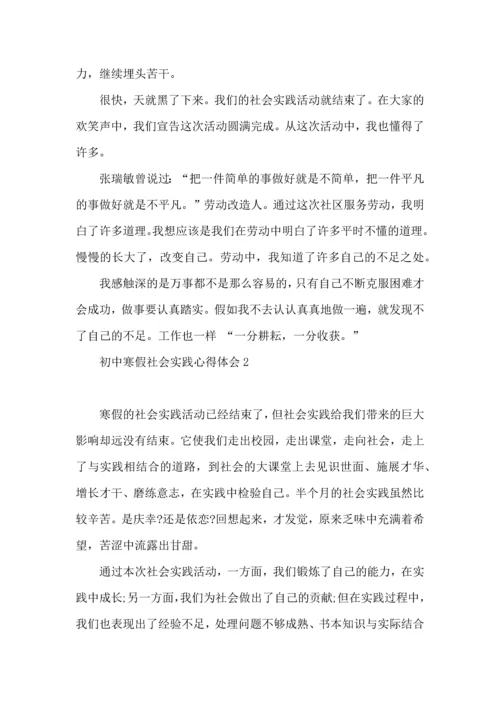 初中寒假社会实践心得体会.docx
