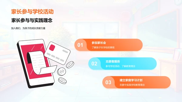 教育合作新模式PPT模板