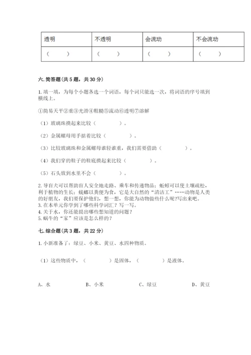 教科版小学科学一年级下册期末测试卷【预热题】.docx