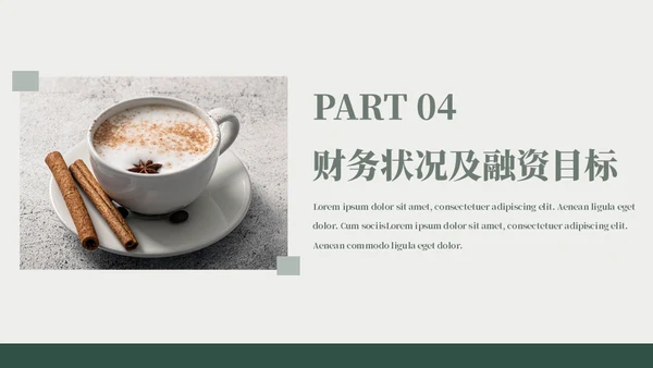 咖啡店可可豆项目计划书模板