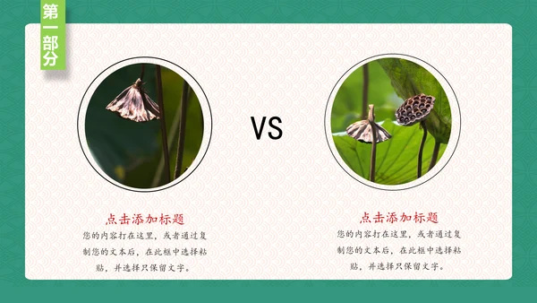 中国风传统端午饮食粽子营销宣传通用PPT模版