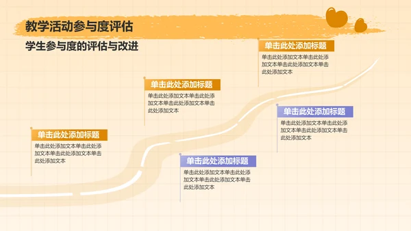 橙色摄影风可爱动物元素通用模板PPT模板