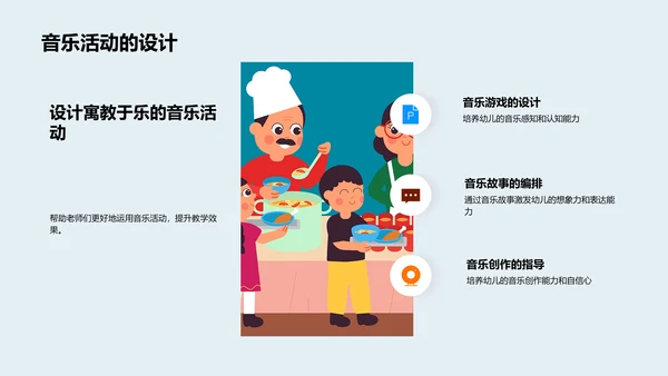 幼儿音乐教学法讲解PPT模板