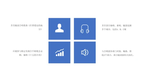 歌手乐队个人简历通用PPT模板