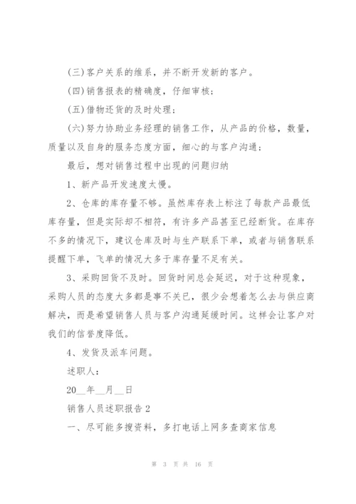 销售人员个人述职报告范文.docx