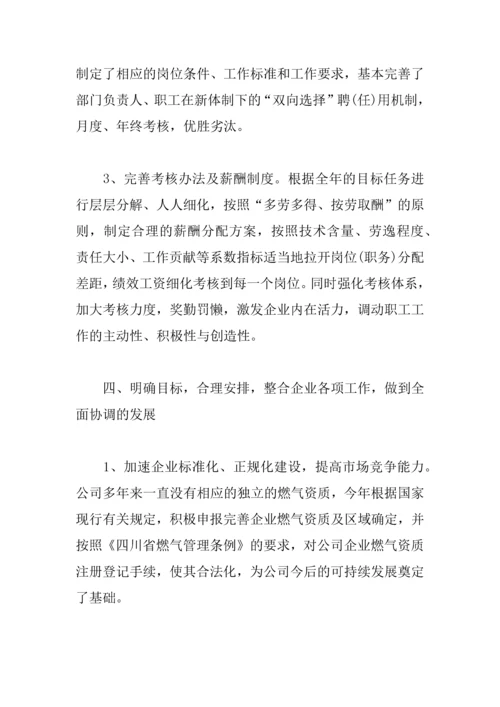 XX公司经理述职报告.docx