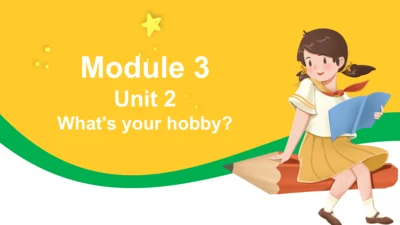 Module 3 Unit 2  What's your hobby?课件(共28张PPT)